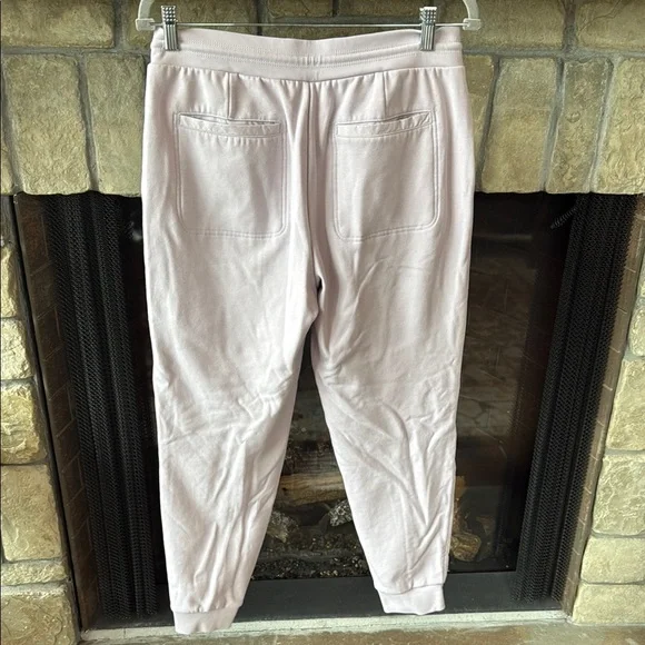 Athleta Cozy Rosey Lavender Sm zip Fleece Jacket and Quilted jogger Pants Set 8 - Picture 9 of 16